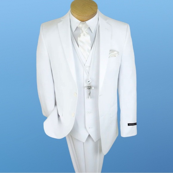 Micheal Kors Boy's Suit Separates Jacket, Pants, and Tie - Picture 2 of 10
